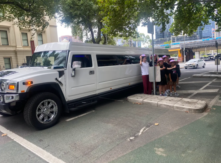 White hummer limo hire Melbourne